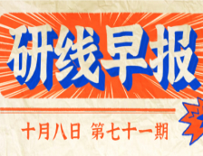 2020年10月8日【研線早報(bào)·第七十一期】