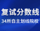 2022考研分?jǐn)?shù)線：34所自劃線院校2022考研復(fù)試分?jǐn)?shù)線_復(fù)試時(shí)間_國(guó)家線公布！